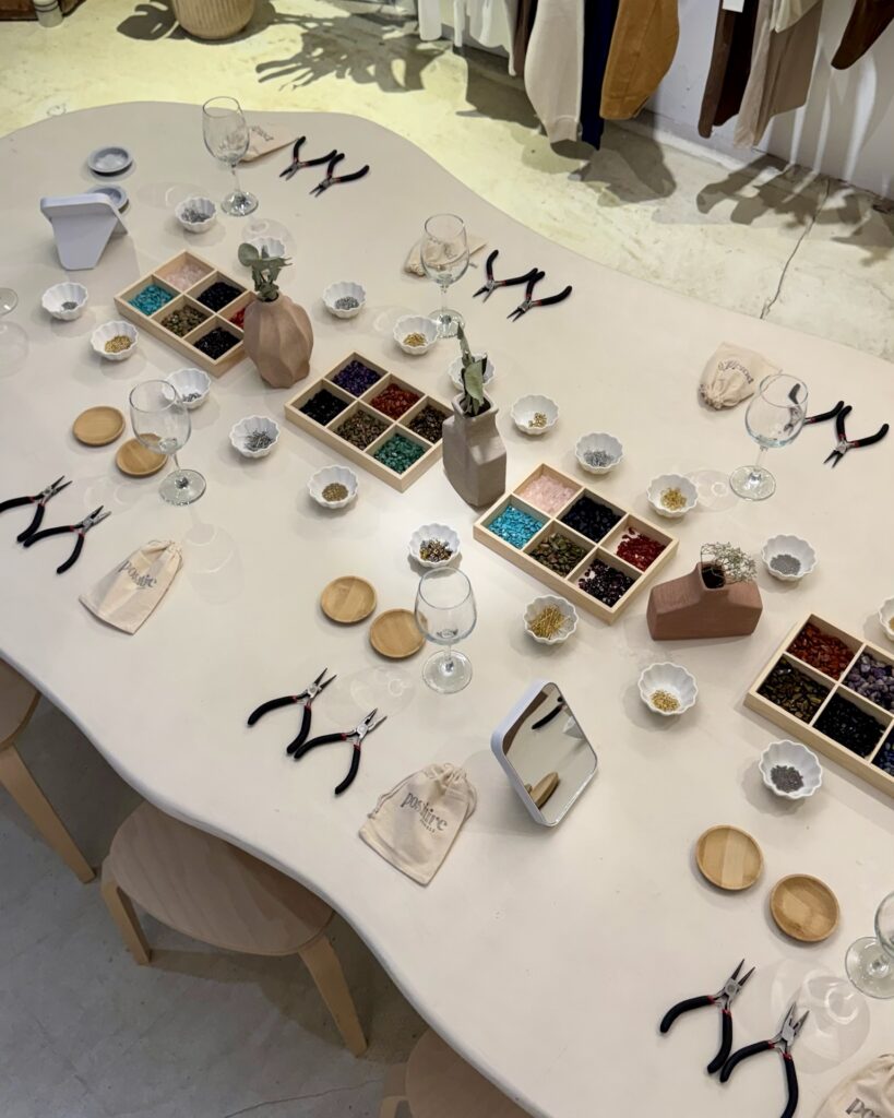 taller joyas con vino